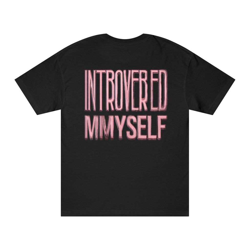 Introverted Myself Tee — "Low Social" Graphic T-Shirt
