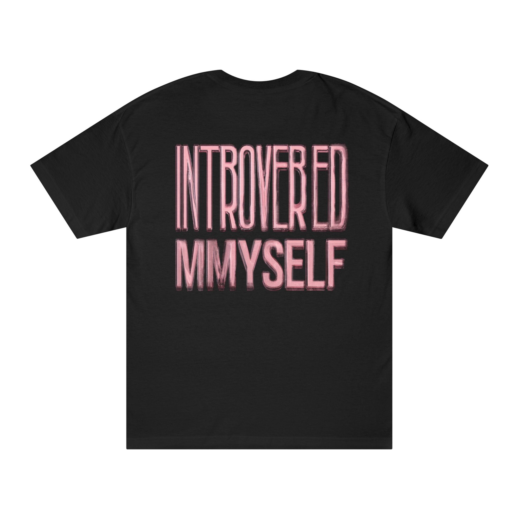 Introverted Myself Tee — "Low Social" Graphic T-Shirt