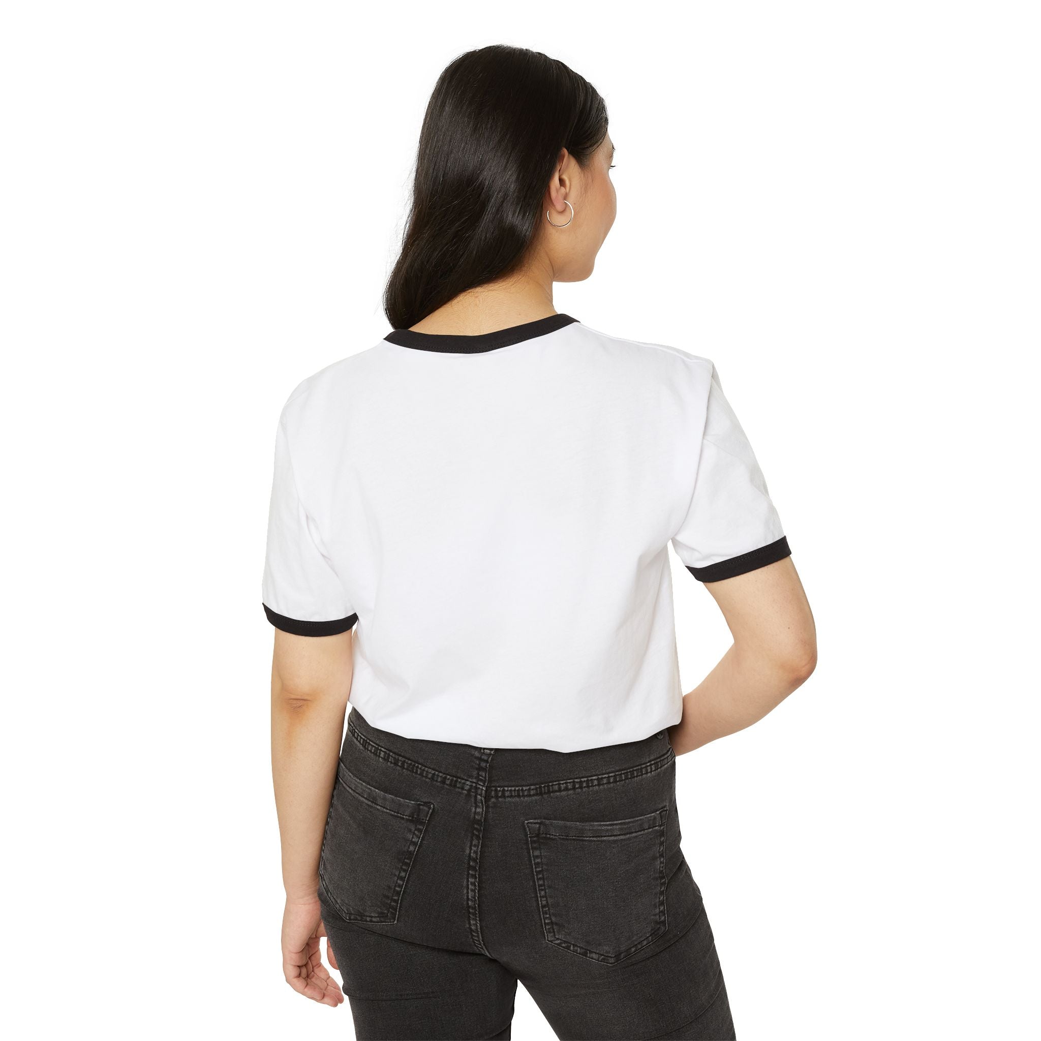 Introverted Myself Ringer T-Shirt – Retro Introvert Tee
