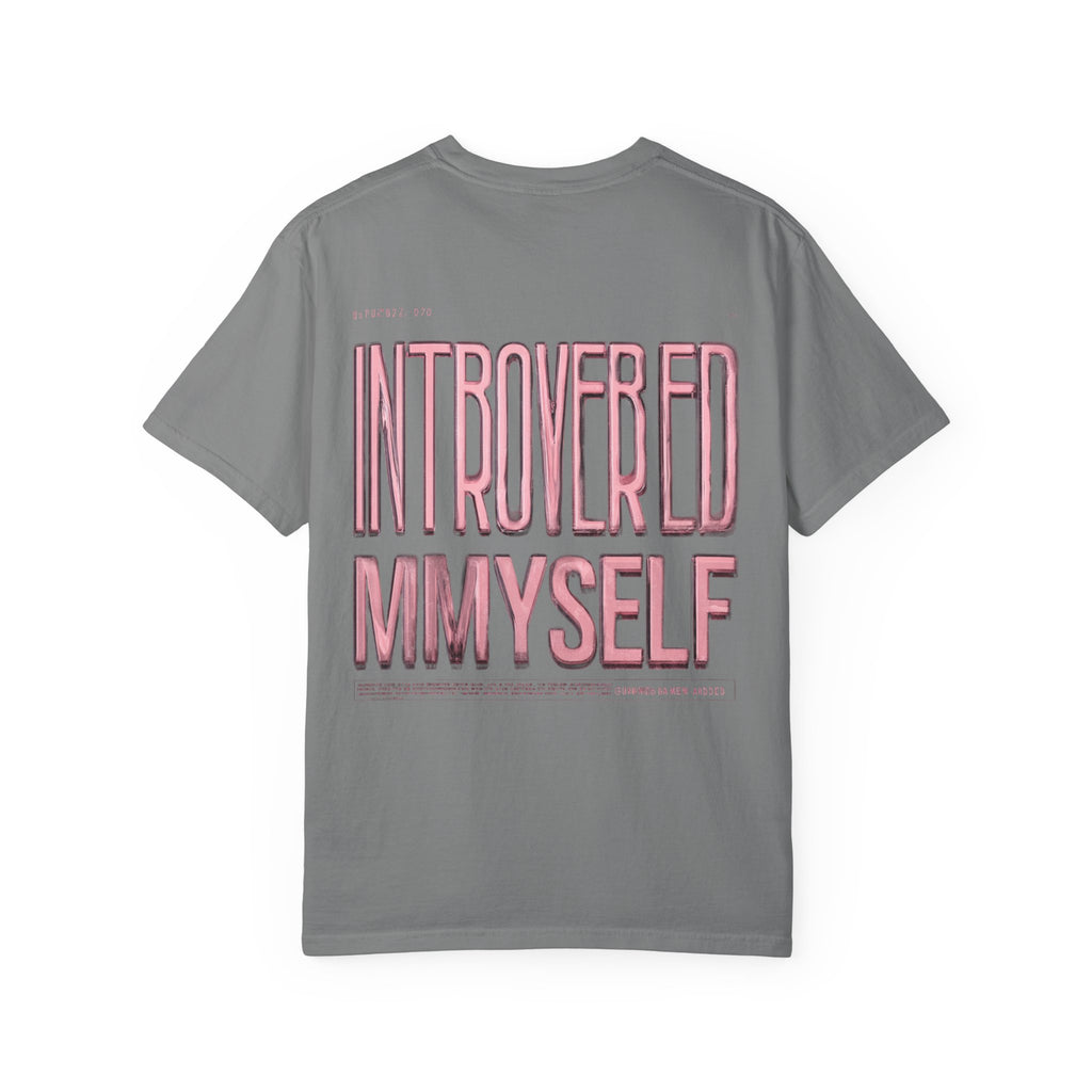 Introverted Myself T-Shirt — "Low Social" Graphic Tee