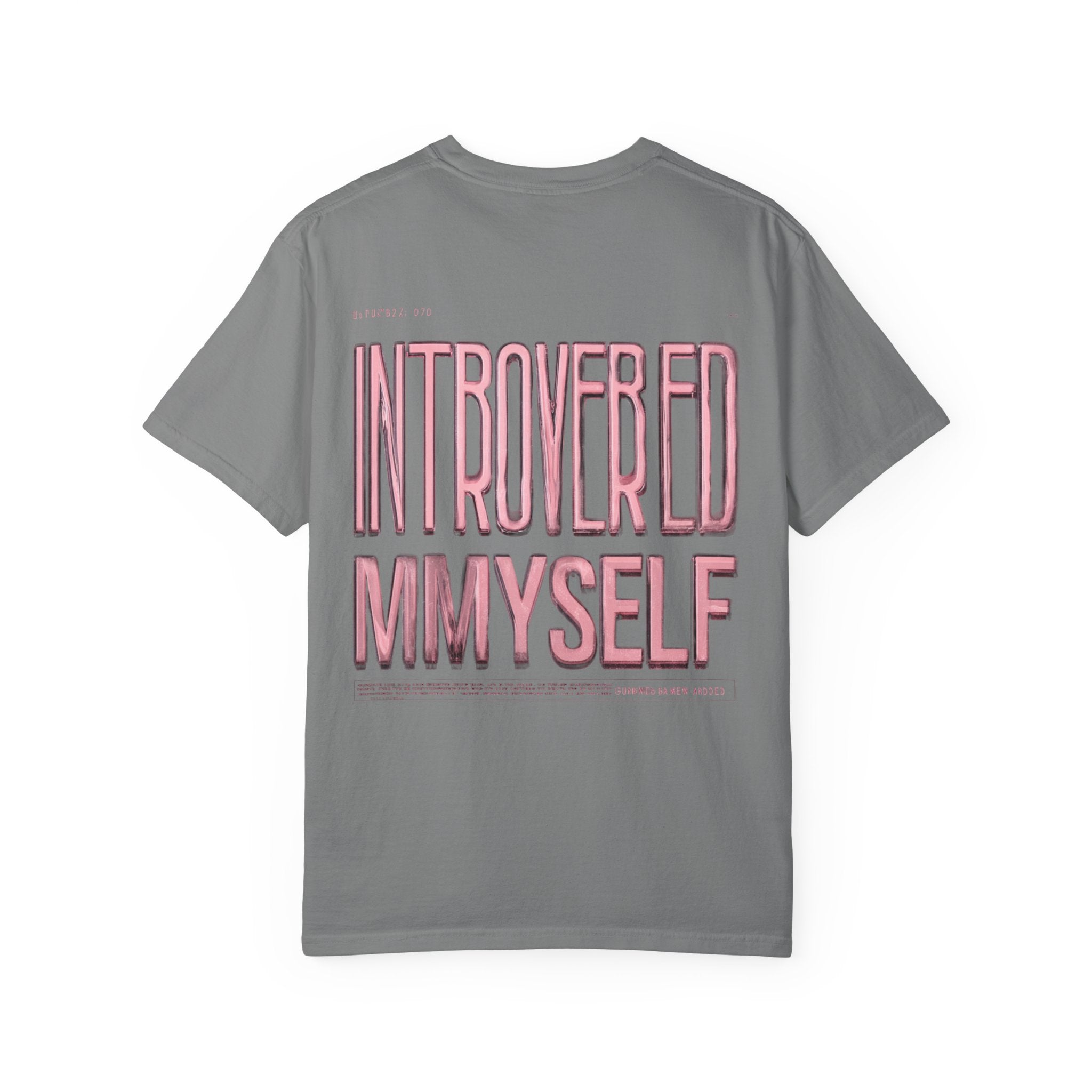 Introverted Myself T-Shirt — "Low Social" Graphic Tee