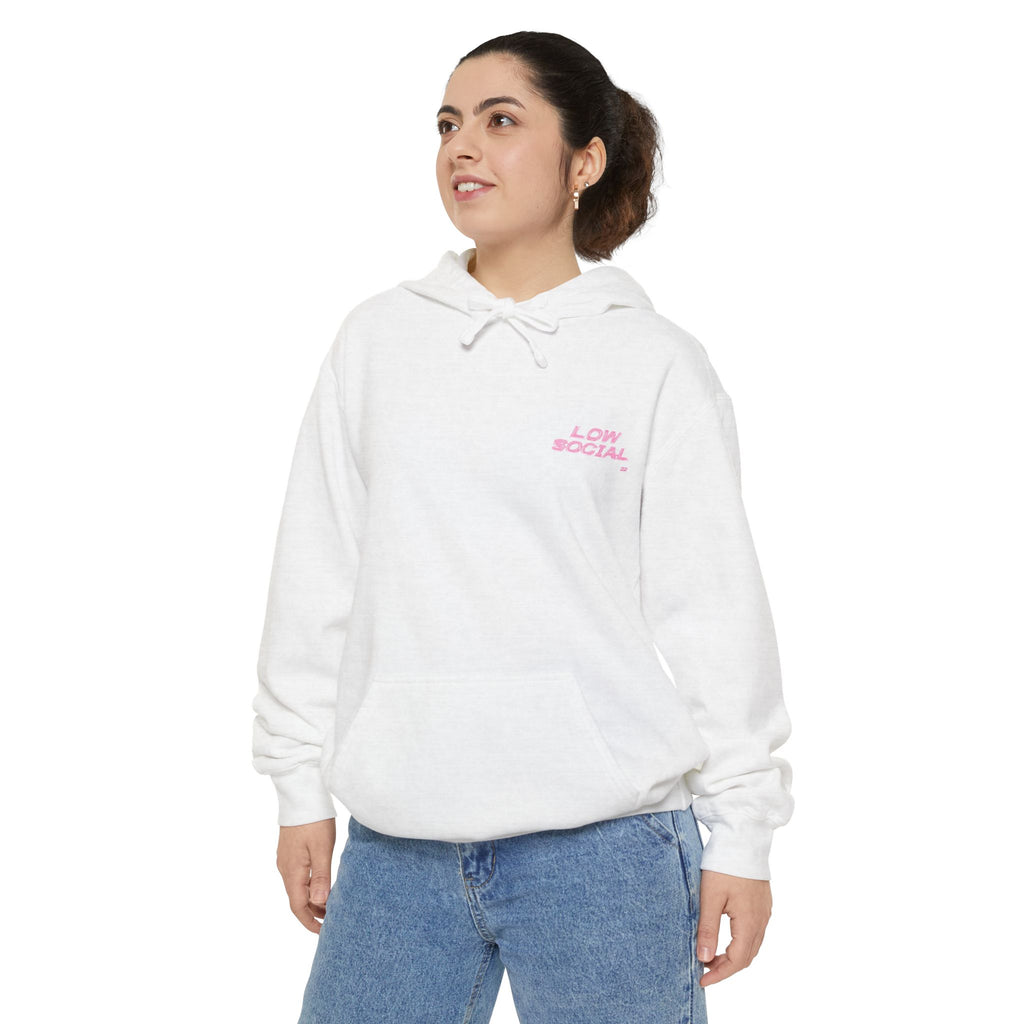 Hoodie — "Still Figuring Me Out Slowly, Silently" Graphic Pullover