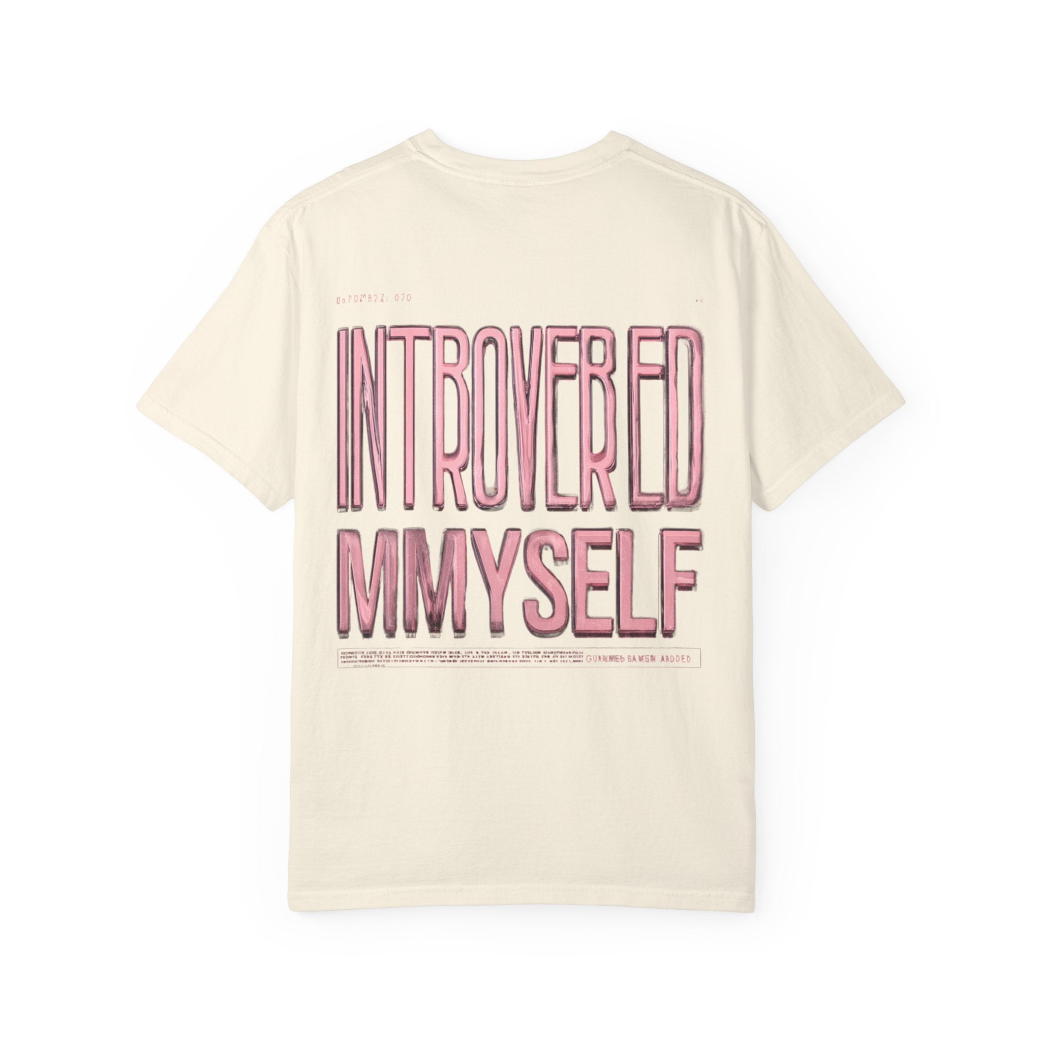 Introverted Myself T-Shirt — "Low Social" Graphic Tee