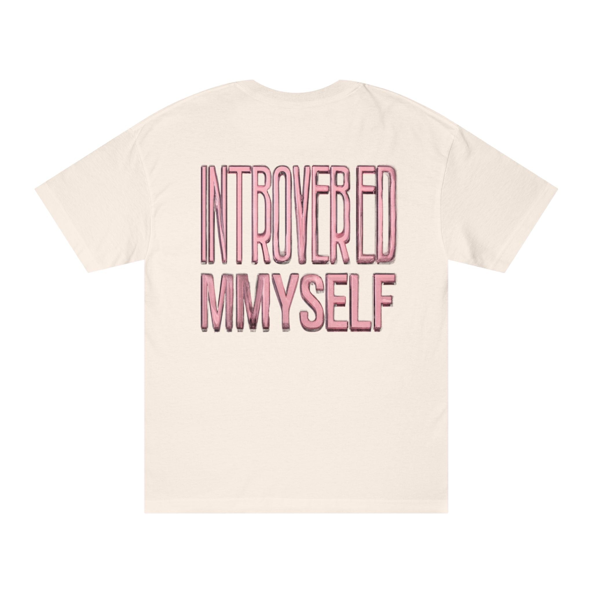 Introverted Myself Tee — "Low Social" Graphic T-Shirt