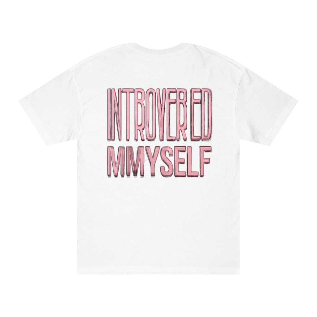 Introverted Myself Tee — "Low Social" Graphic T-Shirt