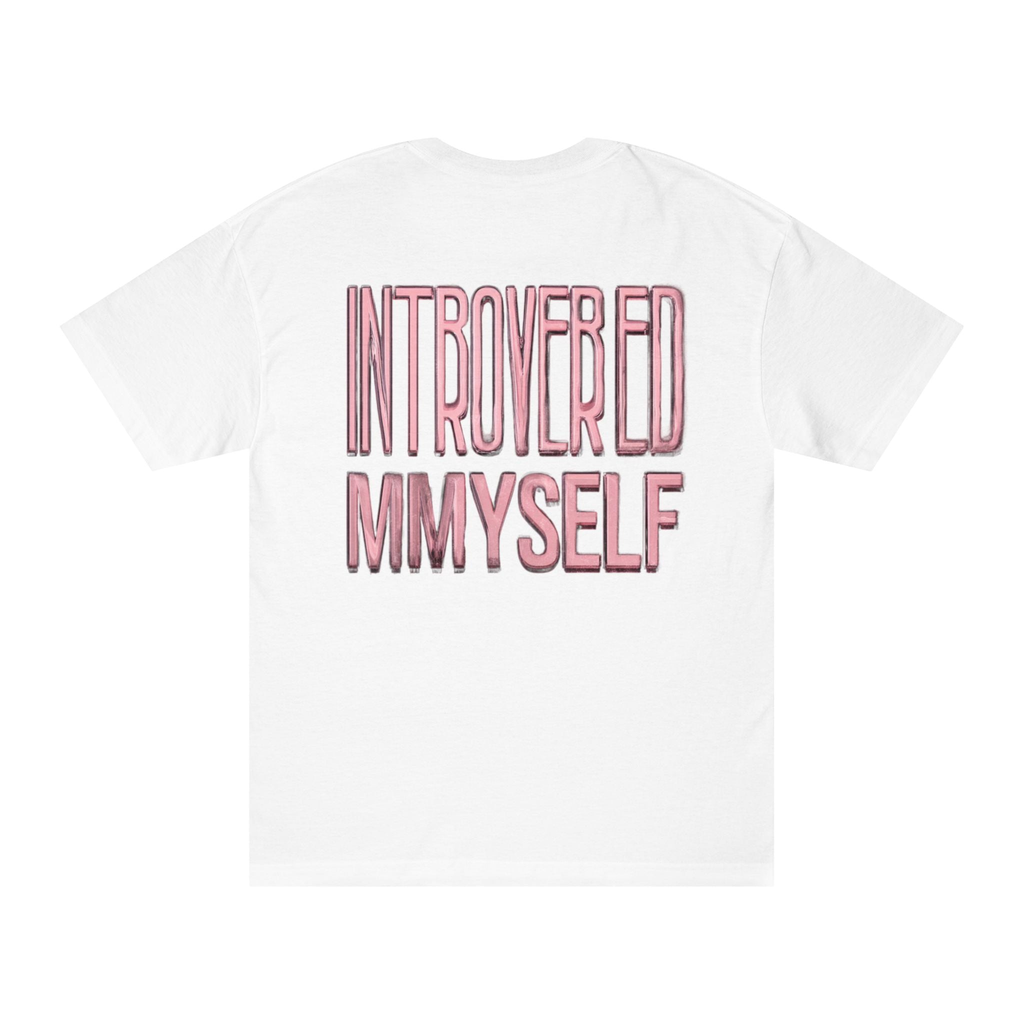 Introverted Myself Tee — "Low Social" Graphic T-Shirt
