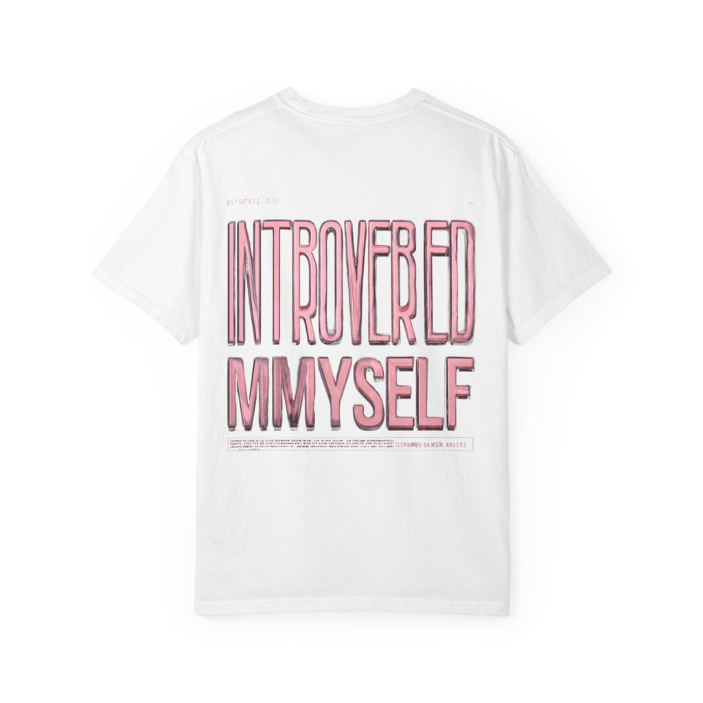 Introverted Myself T-Shirt — "Low Social" Graphic Tee