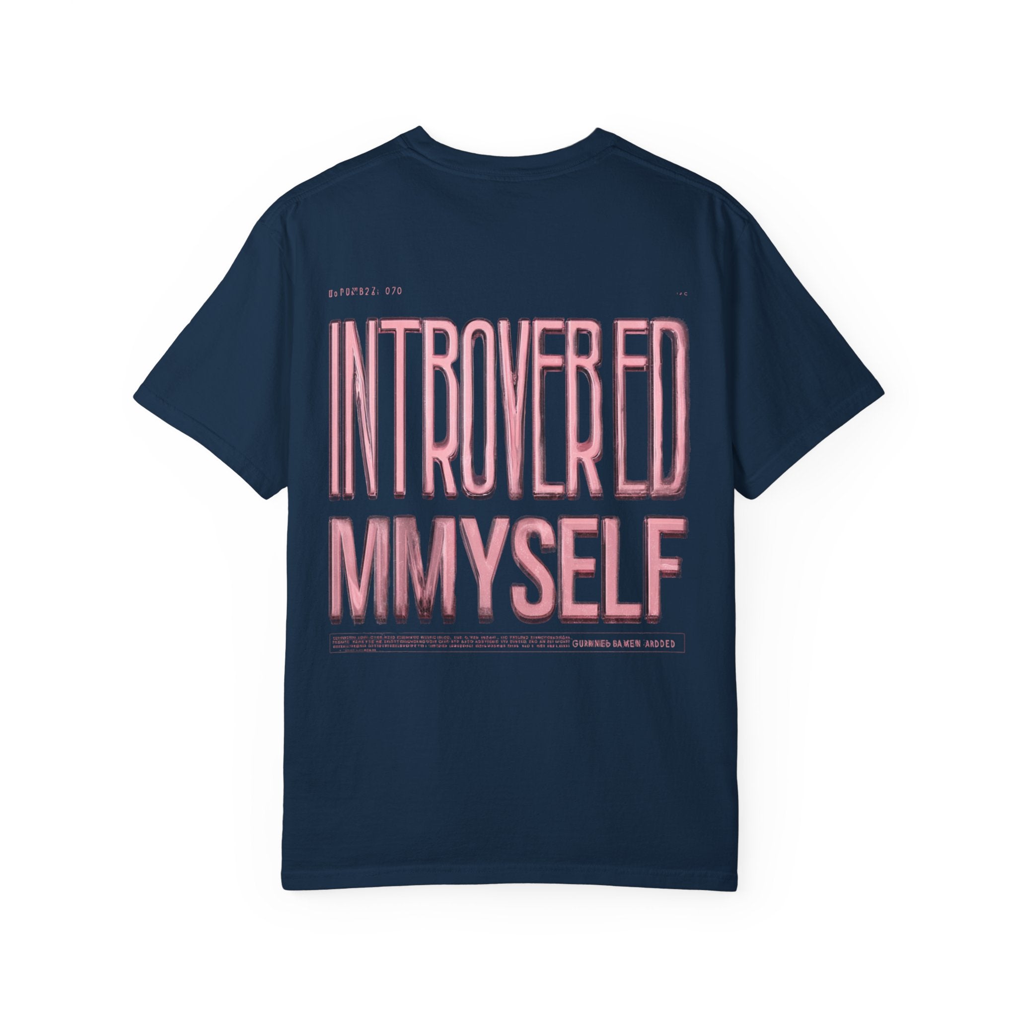 Introverted Myself T-Shirt — "Low Social" Graphic Tee