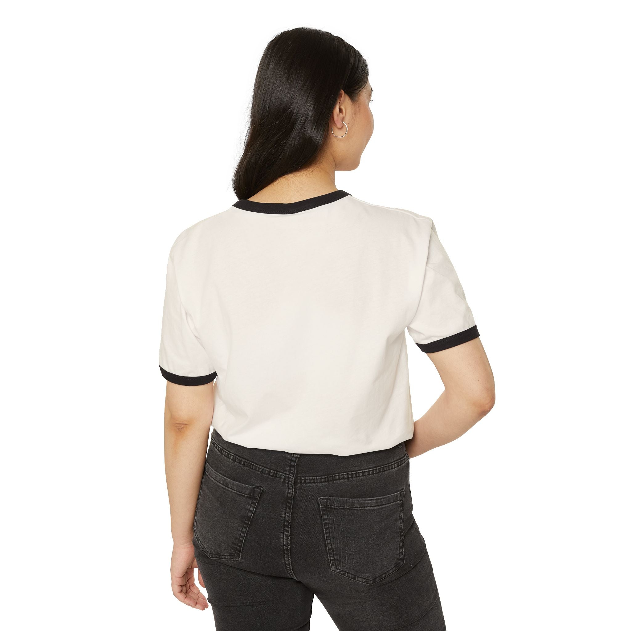 Introverted Myself Ringer T-Shirt – Retro Introvert Tee
