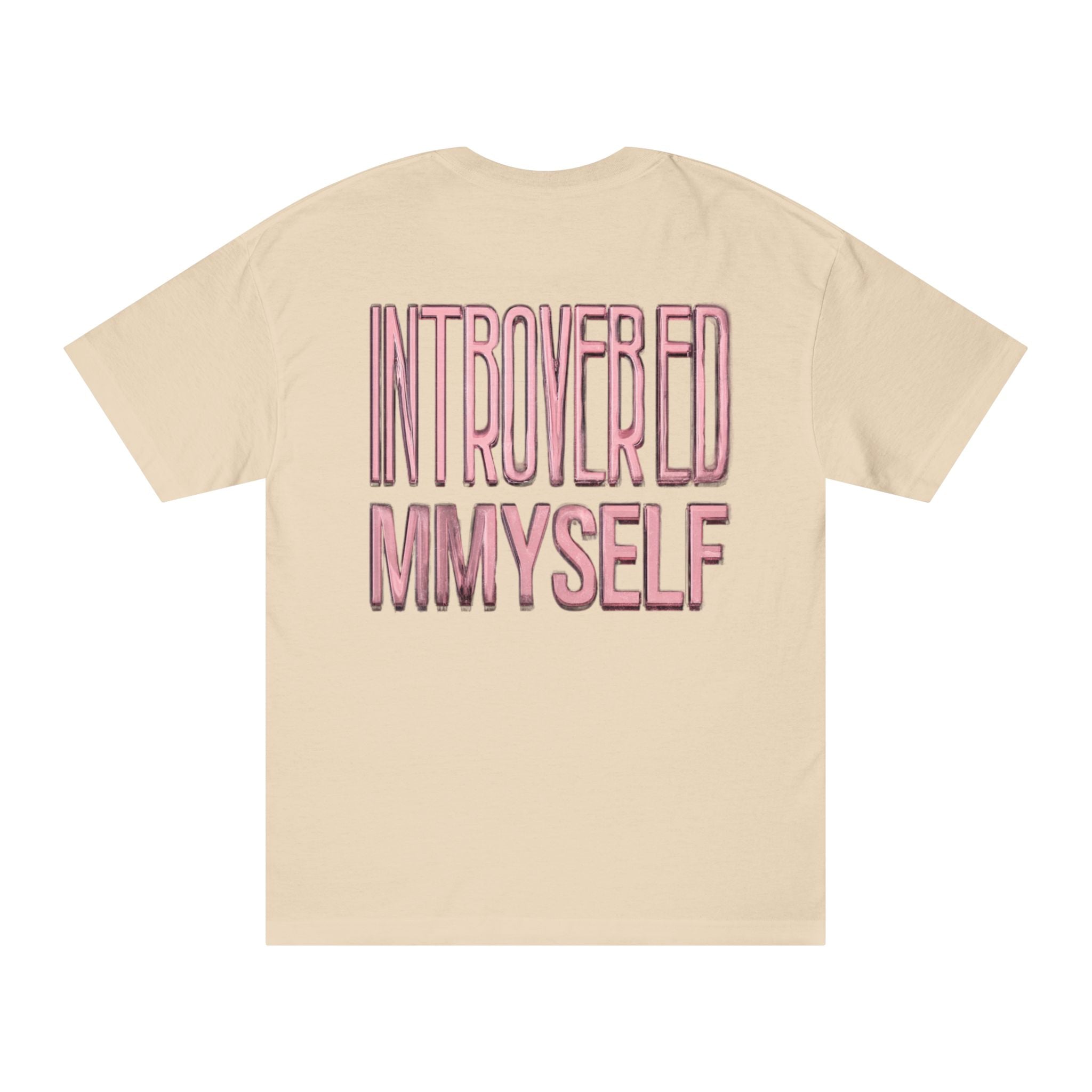 Introverted Myself Tee — "Low Social" Graphic T-Shirt