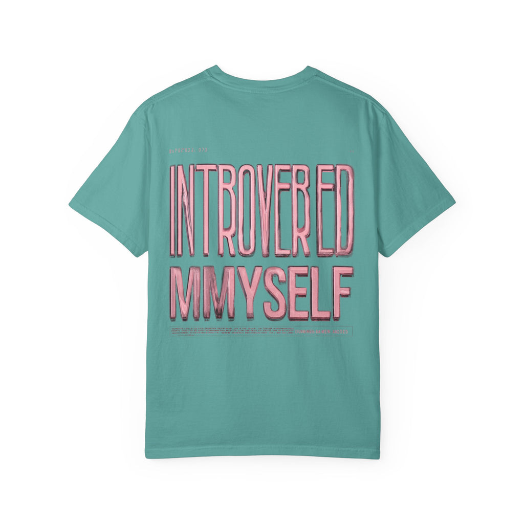 Introverted Myself T-Shirt — "Low Social" Graphic Tee